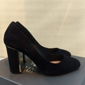 Black Suede Pumps size 8